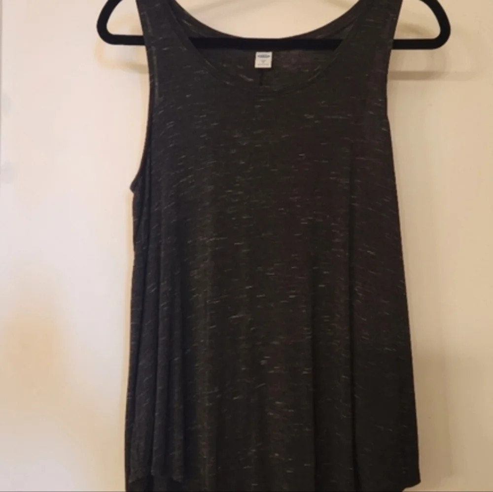 Women's Navy, Blue Tie Dye & Gray Tank Top Trio - Sleeveless Casual Tops
